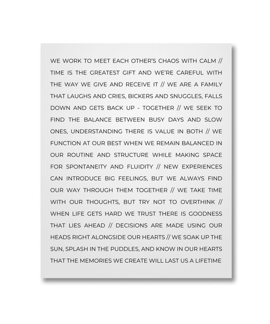Balance Manifesto