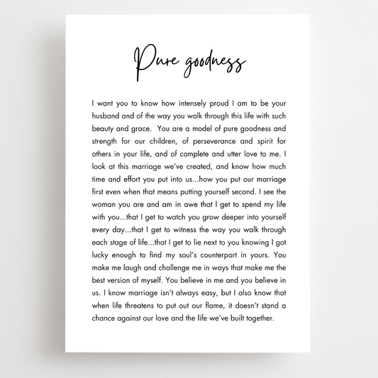 Anniversary - Husband To Wife