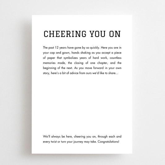 Cheering You On