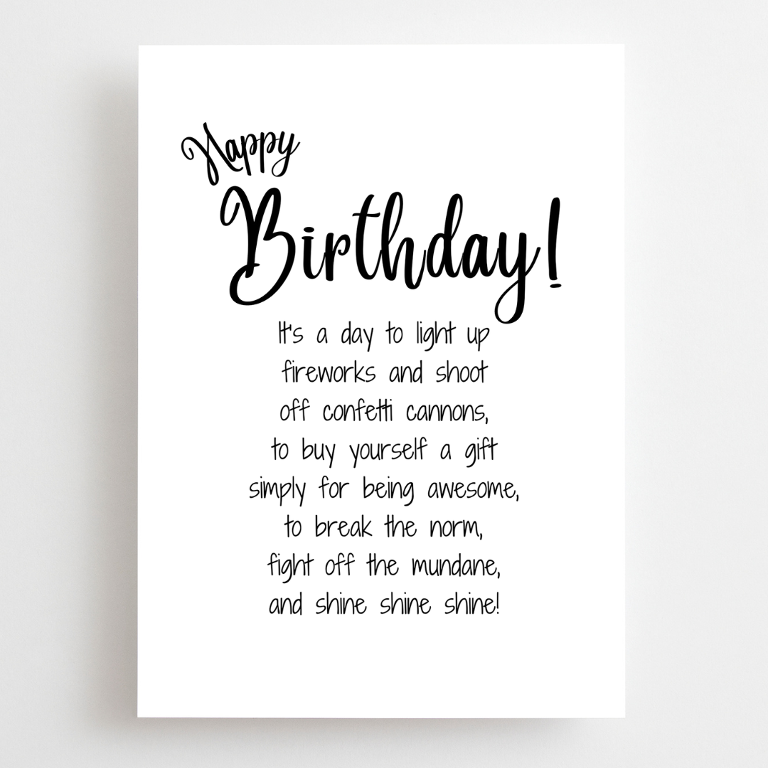 Celebrating You - Quote