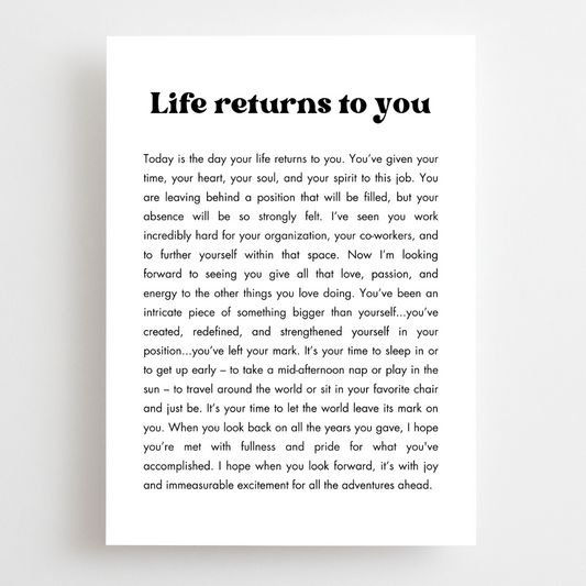 Retirement