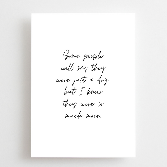 Loss Of Their Dog - Quote