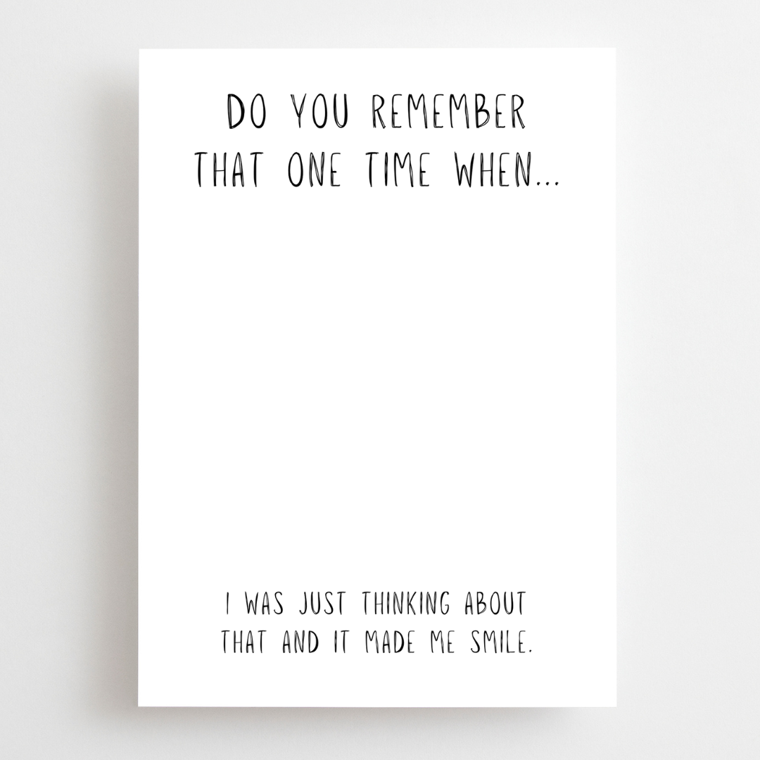 Remembering A Memory