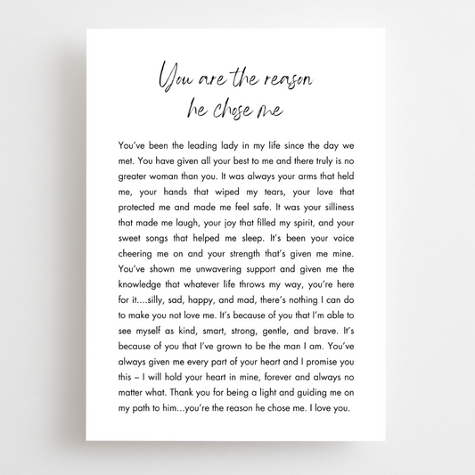 Groom To His Mom (Groom/Groom)
