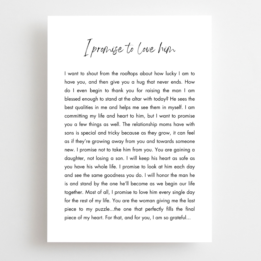 Bride To Mother-In-Law (Bride/Groom)