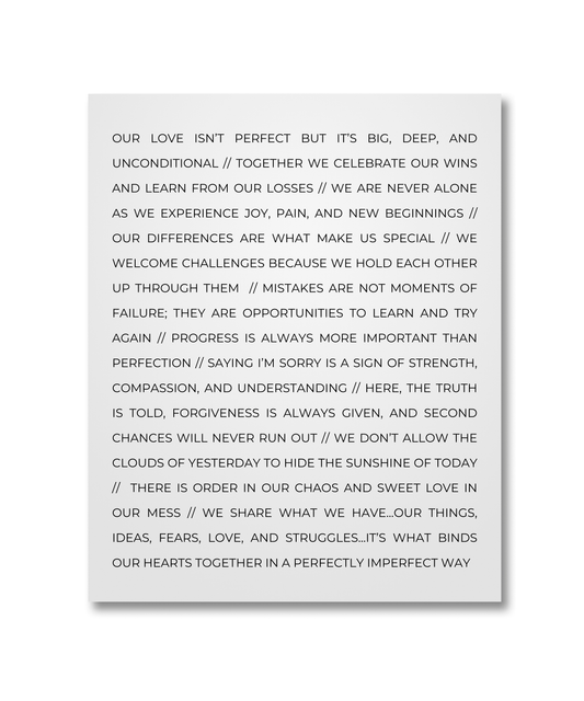 Imperfect Manifesto
