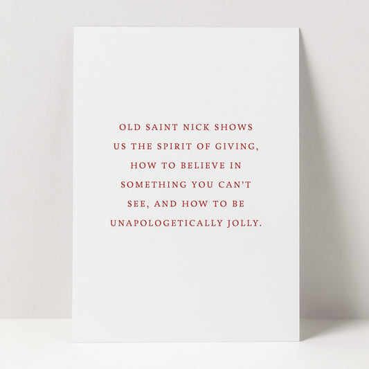 Old Saint Nick - Type