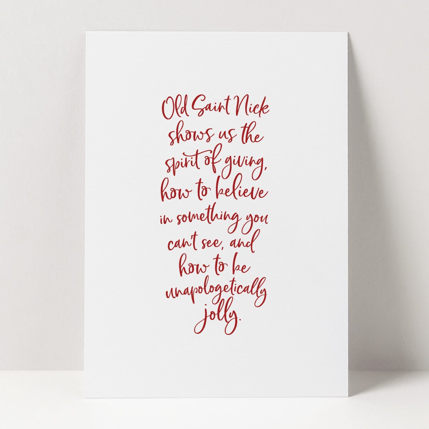 Old Saint Nick - Script