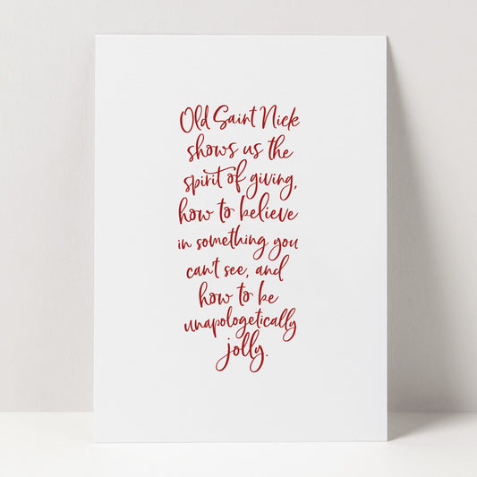 Old Saint Nick - Script