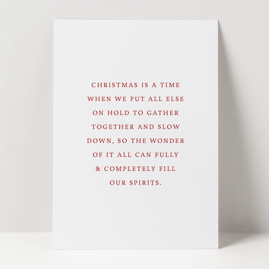 What Christmas Is - Type