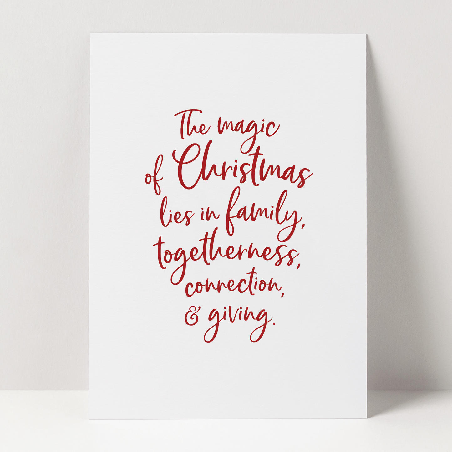The Magic Of Christmas - Script