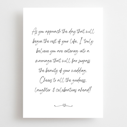 Bridal Shower - Quote